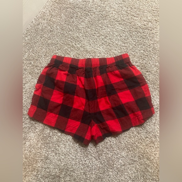 NWOT - Aerie Red and Black Plaid Pajama Shorts - Picture 9 of 10